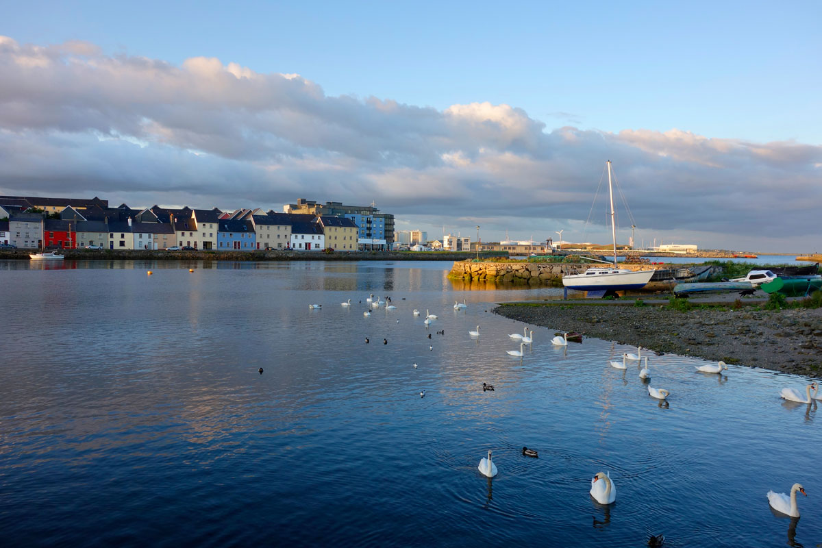 Luxus Reise Irland Galway-Abendstimmung