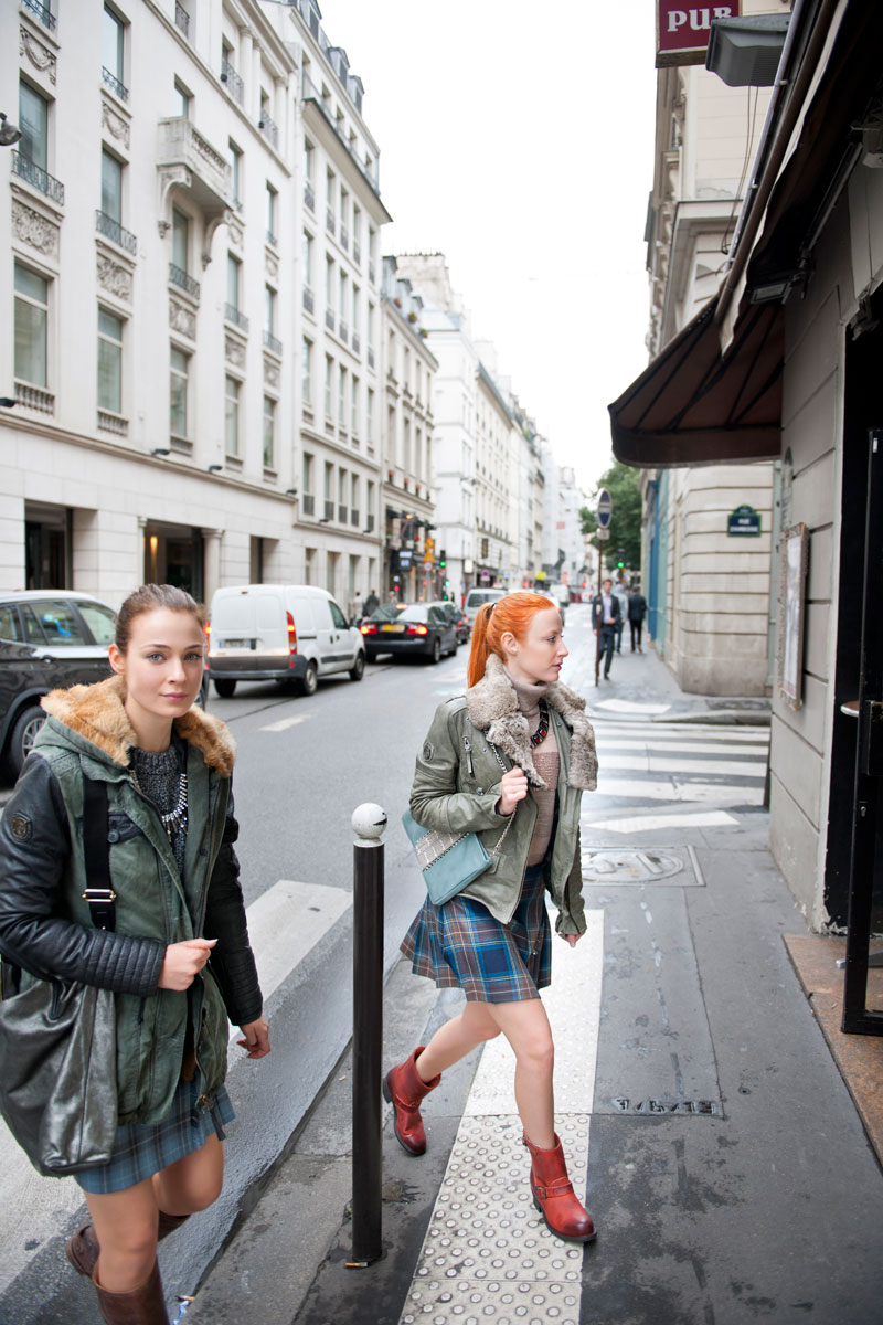 Fashionshooting der Münchner Agentur in Paris