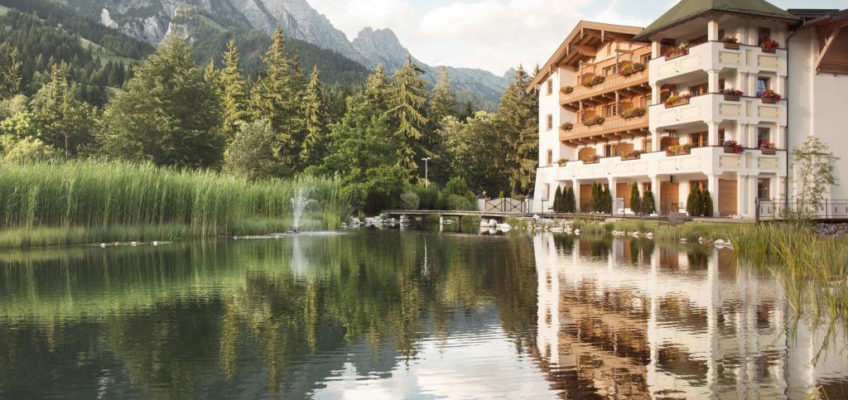 Forsthofgut Leogang - Kinderbauerndorf - Badesee mit Panorama