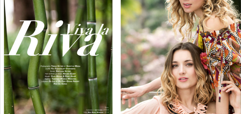 Modestrecke Fashionshooting Frühling Sommer 2016 Gardasee, Modefotograf Tobias Vetter München shootet Mode von Sportmax, Liu Jo, Twin Set und Max Mara am Gardasee. Alle Outfits sind im Fea Fashionloft Starnberg erhältlich