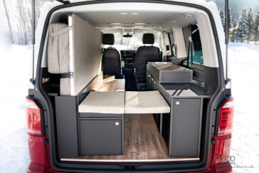 Der Van Ausbau ist besonders schön und ästhetisch gestaltet. Designliebhaber kommen bei Good Life Vans voll auf Ihre Kosten.