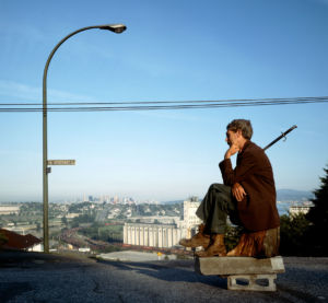 Seestyle No 14 | Jeff Wall The Thinker, 1986 Großbilddia in Leuchtkasten, 239 x 216 cm Sammlung Lothar Schirmer, München Courtesy of the artist © Jeff Wall Jeff Wall Porträt - The Thinker 1986