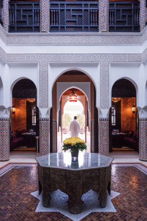 Moroccan Restaurant, La Mamounia Hotel, Marrakech, Morocco. Moroccan Restaurant, La Mamounia Hotel, Marrakech, Morocco.